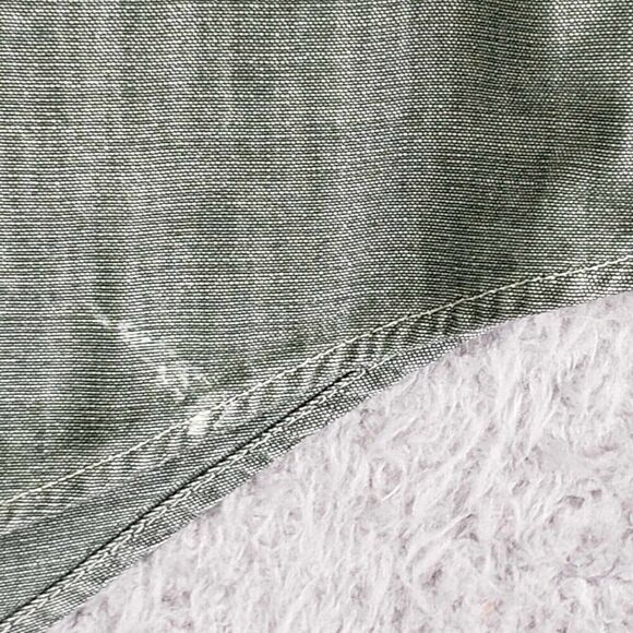 Polo Ralph Lauren Oxford Shirt Mens XL Solid Green LS Button Down Twill - Picture 9 of 10